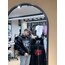 White Üç İplik Zip Hoodie