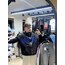 BLUE CRYSTALLİNE ZİP HOODİE