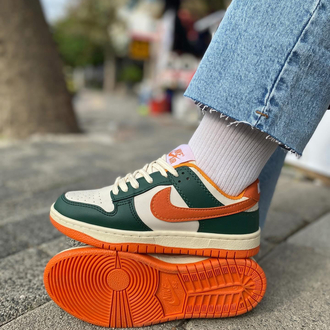 Nike Dunk Low Retro "Yeşil / Turuncu" Sneaker