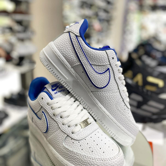 Nike Air Force 1 '07 – Beyaz / Mavi Detaylı Sneakers