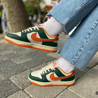 Nike Dunk Low Retro "Yeşil / Turuncu" Sneaker