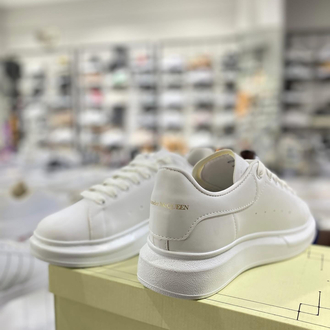 Alexander McQueen Kalın Tabanlı Full Beyaz Sneakers