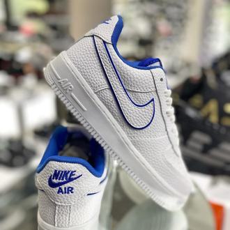 Nike Air Force 1 '07 – Beyaz / Mavi Detaylı Sneakers