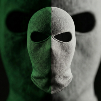 CULT PREMİUM YEŞİL-BEYAZ MASKE