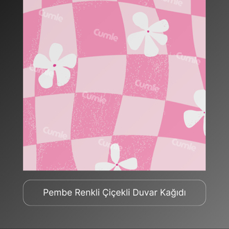 Çiçek Desenli Duvar Kağıdı