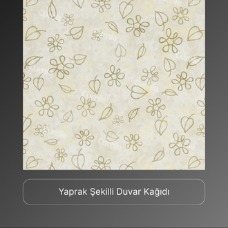 Yaprak Desenli Duvar Kağıdı