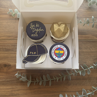 4’lü cupcake kutusu