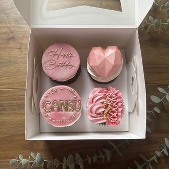 4’lü cupcake kutusu