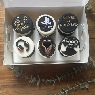 6’lı cupcake kutusu