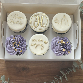 6’lı cupcake kutusu