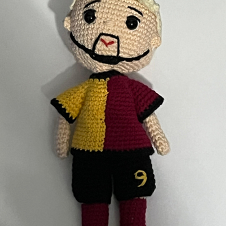 Mauro Icardi Örgü Bebek Amigurumi