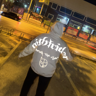 Reflektörlü Kapşonlu Sweatshirt