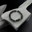 Karlı obsidyen bileklik