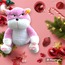 KIZGIN KEDİ SABRİYE PEMBE 40 CM 
