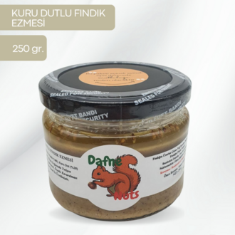 Malatya Kurusu Dutlu Fındık Ezmesi 250 Gr. - Meyveli Taneli Yoğun Kıvam