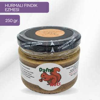 Hurmalı Fındık Ezmesi 250 Gr. (3 Adet) - Meyveli Taneli Yoğun Kıvam
