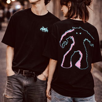 Space Invaders Oversize Unisex T-Shirt