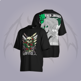 Attack on Titan Eren Jaeger Oversize Unisex T-Shirt