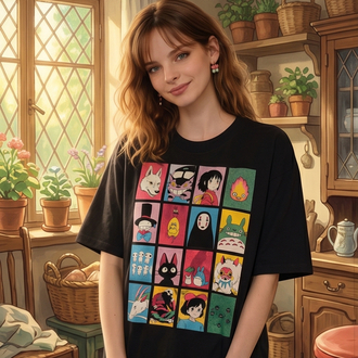 Miyazaki Studio Ghibli Oversize Unisex T-Shirt
