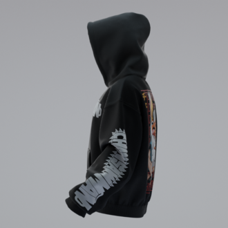 Chainsaw Man Oversize Unisex Hoodie Kapüşonlu Sweatshirt