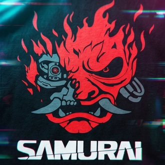 Cyberpunk 2077 Samurai Oversize Unisex T-Shirt