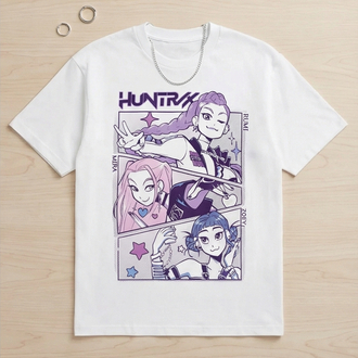 K-Pop Demon Hunters Huntrix Oversize Unisex T-Shirt