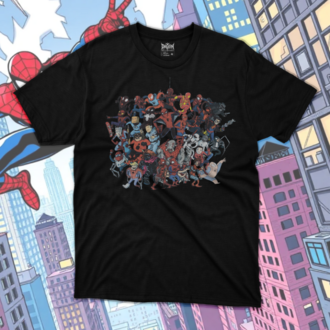 Spiderman Versions DA-001 Oversize Unisex T-Shirt