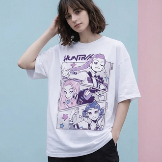 K-Pop Demon Hunters Huntrix Oversize Unisex T-Shirt