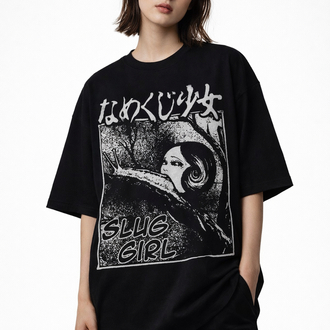 Junji Ito Horror Slug Girl Oversize Unisex T-Shirt