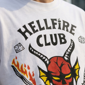 Stranger Things Hellfire Club DA-022 Oversize Unisex T-Shirt