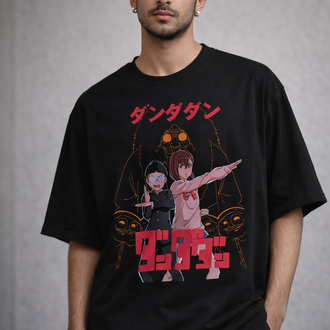 Dandadan Momo & Okarun Oversize Unisex T-Shirt