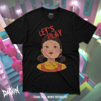 Squid Game Let's Play Oversize Unisex T-Shirt