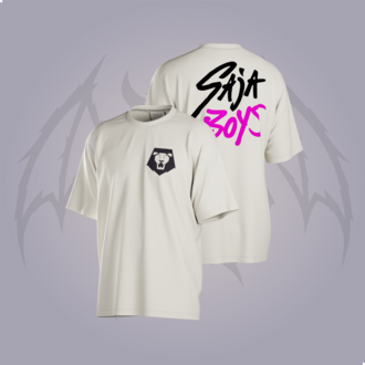 K-Pop Demon Hunters Saja Boys Logo Oversize Unisex T-Shirt