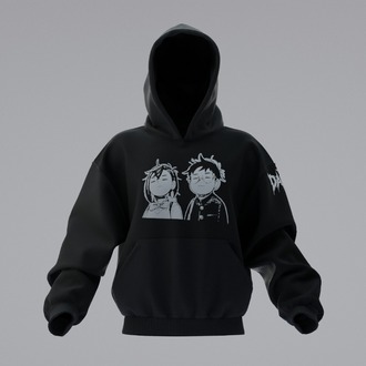 Dandadan Oversize Unisex Hoodie Kapüşonlu Sweatshirt