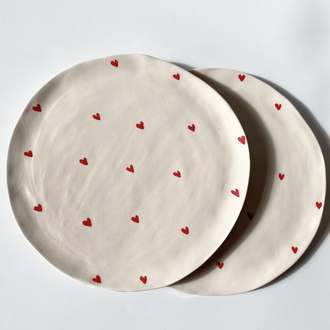 Pure Heart Plate 17 cm 1 pieces
