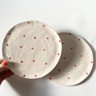 Pure Heart Plate 17 cm 1 pieces