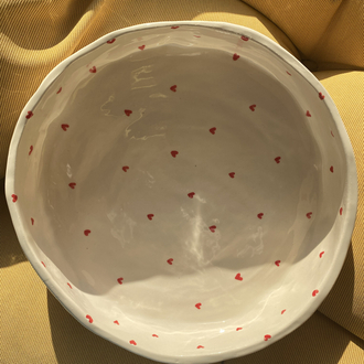 Ön Sipariş Pure Heart Salata Bowl Tabak 21 -23 cm