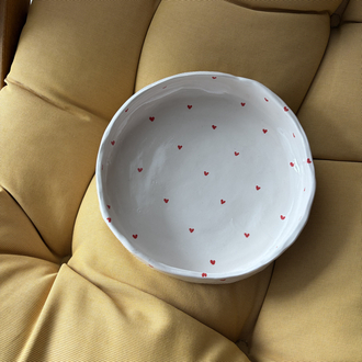 Ön Sipariş Pure Heart Salata Bowl Tabak 21 -23 cm