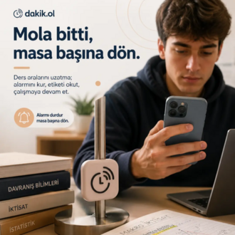 dakik.ol Akıllı NFC Alarm Kapatma Cihazı