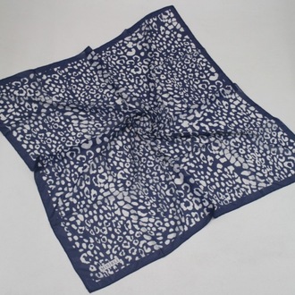 Leopar Desenli Şifon Eşarp