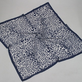 Leopar Desenli Şifon Eşarp