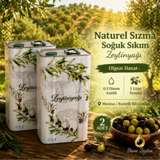 2'li Paket - Naturel Sızma Zeytinyağı 5 LT