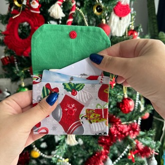 Yılbaşı Çoraplar Çıtçıtlı Cüzdan 