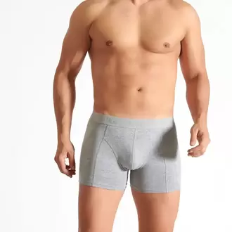 Tutku Erkek Elastan Boxer – Gri | 6’lı Premium Konfor Seti