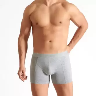 Tutku Erkek Elastan Boxer – Gri | 6’lı Premium Konfor Seti