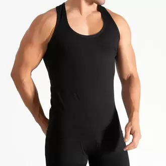 Tutku Erkek Ribana Spor Atlet – Siyah | 6’lı %100 Pamuk Konfor Seti