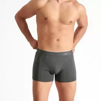 Tutku Erkek Elastan Boxer – Koyu Yeşil | 6’lı Premium Konfor Seti