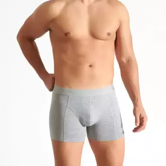 Tutku Erkek Elastan Boxer – Gri | 6’lı Premium Konfor Seti