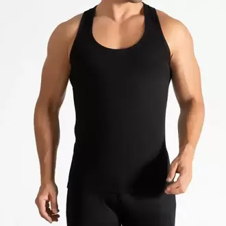 Tutku Erkek Ribana Spor Atlet – Siyah | 6’lı %100 Pamuk Konfor Seti