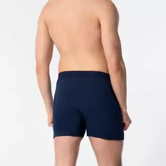 Tutku Erkek Penye Düz Boxer – Lacivert | 6’lı %100 Pamuk Konfor Seti